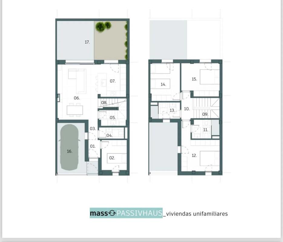 Obra nueva UNIFAMILIAR PASSIVHAUS en Massamagrell (Revista) plan 1