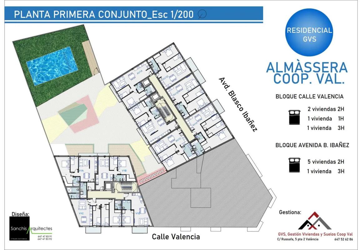 Obra nueva RESIDENCIAL ALMASSERA en Almássera (Revista) plan 1