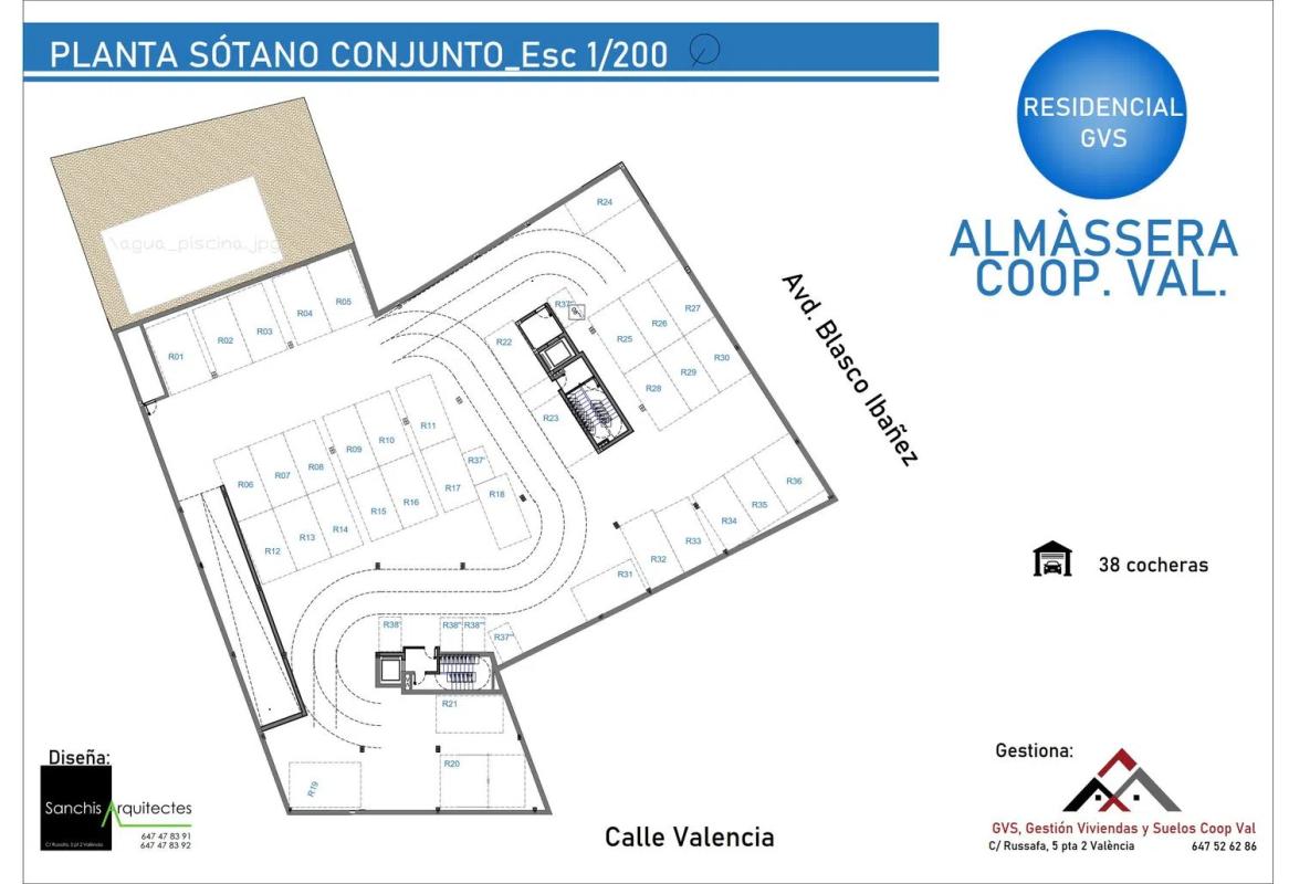 Obra nueva RESIDENCIAL ALMASSERA en Almássera (Revista) plan 3