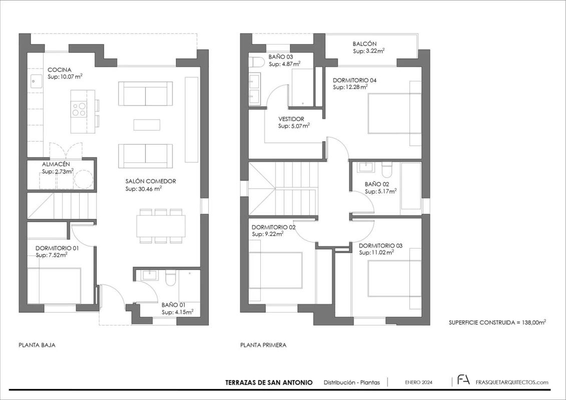 Obra nueva TERRAZAS DE SAN ANTONIO en San Antonio de Benagéber (Revista) plan 4