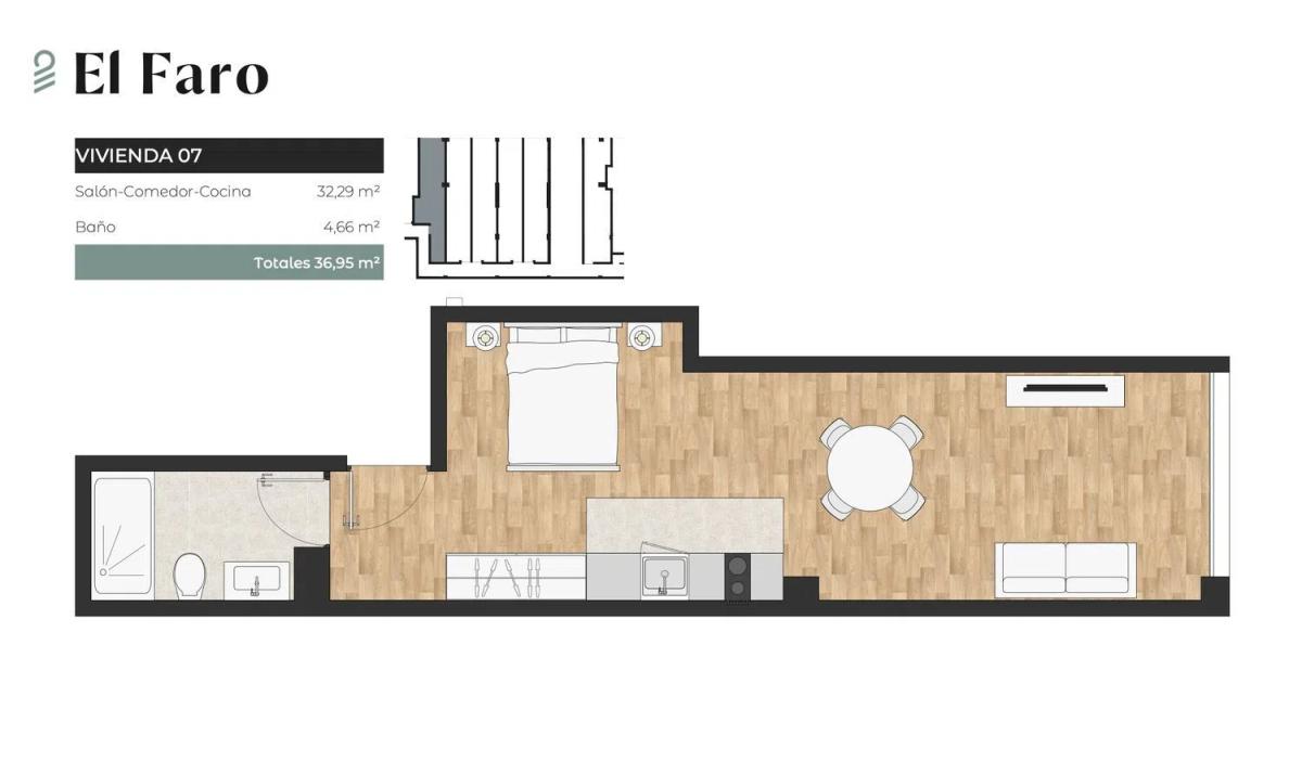 Obra nueva Apartamentos El Faro en Canet d'En Berenguer (Revista) plan 1