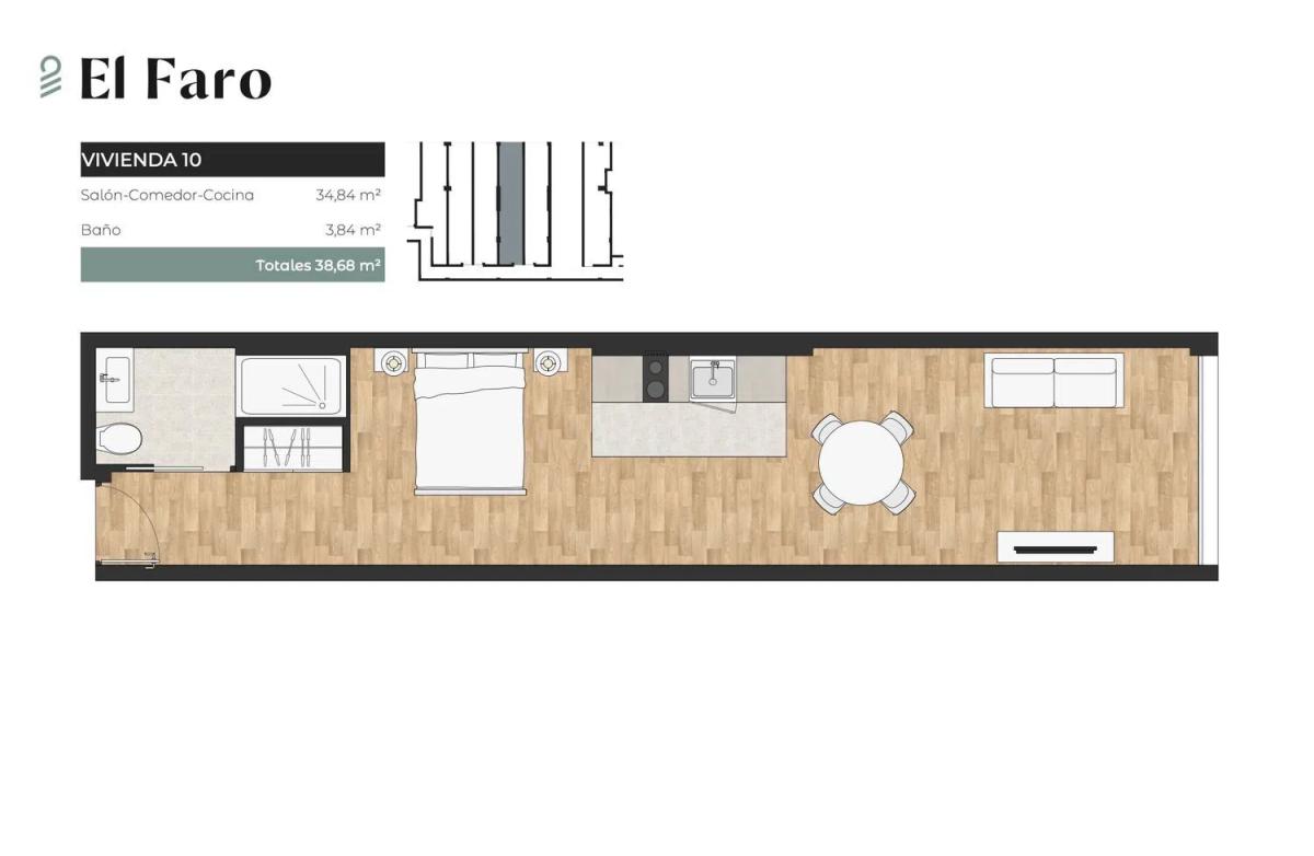 Obra nueva Apartamentos El Faro en Canet d'En Berenguer (Revista) plan 2