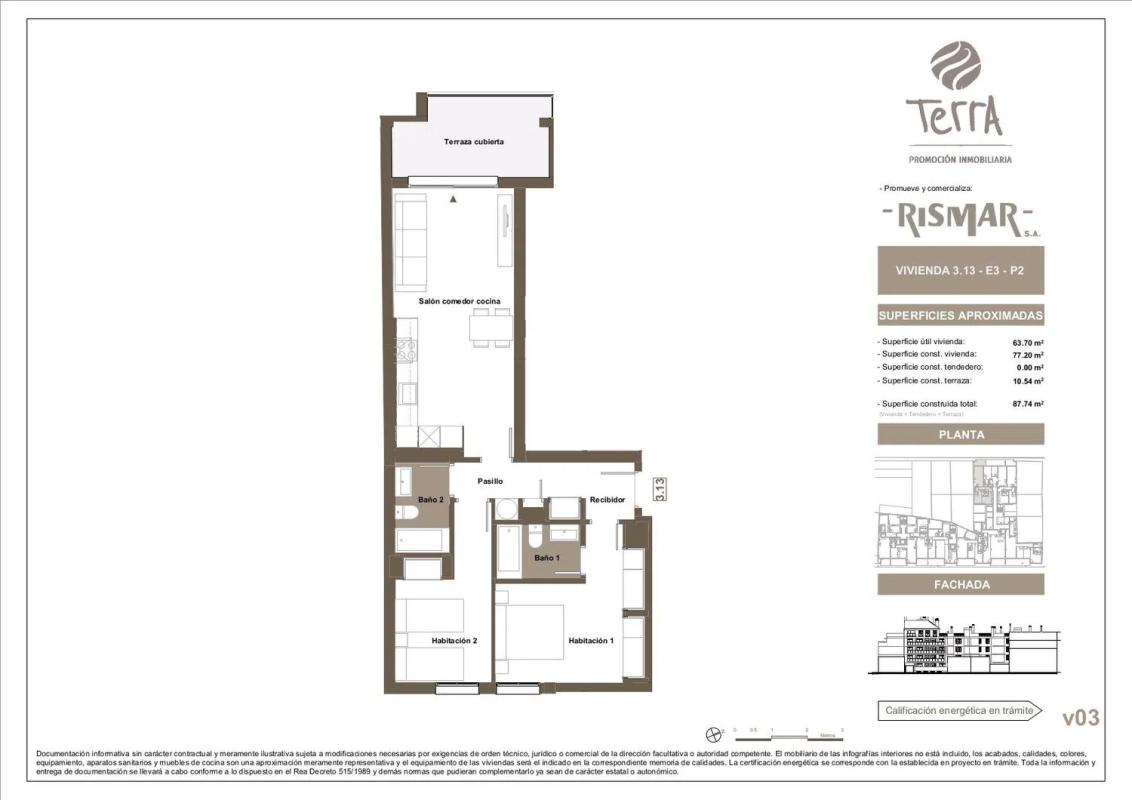 Obra nueva Residencial Terra Almassera en Almássera (Revista) plan 2
