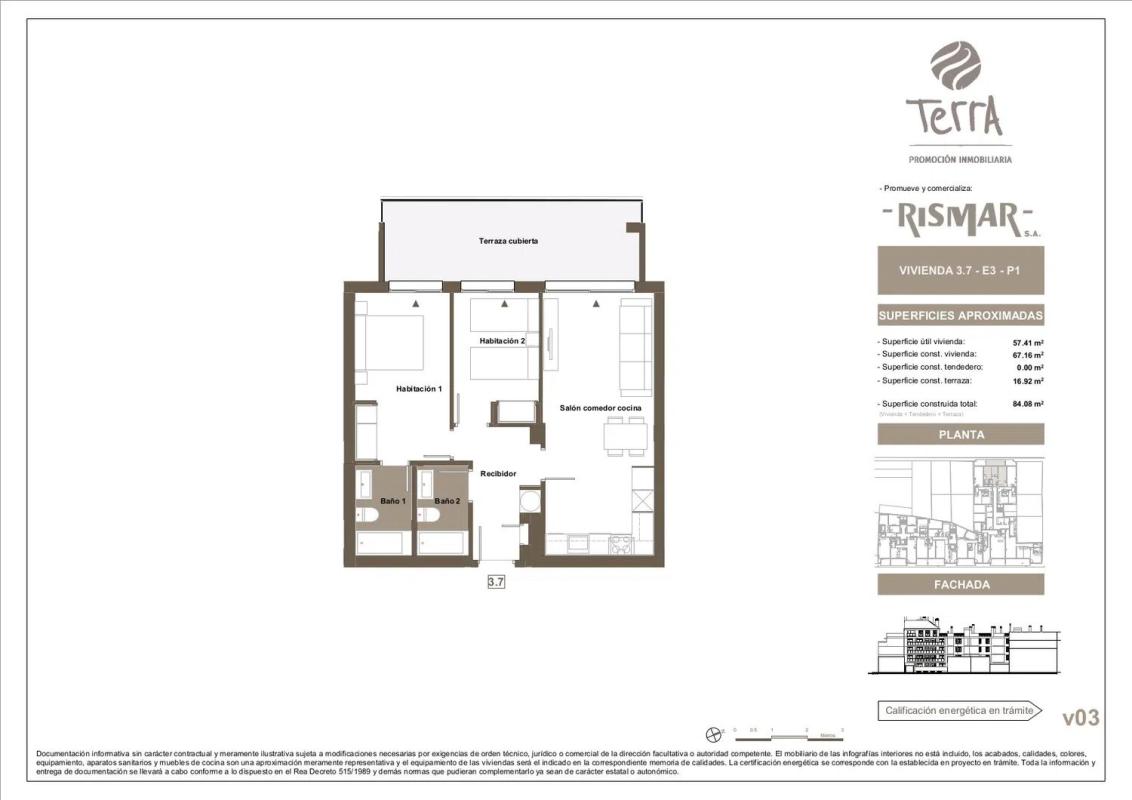 Obra nueva Residencial Terra Almassera en Almássera (Revista) plan 3