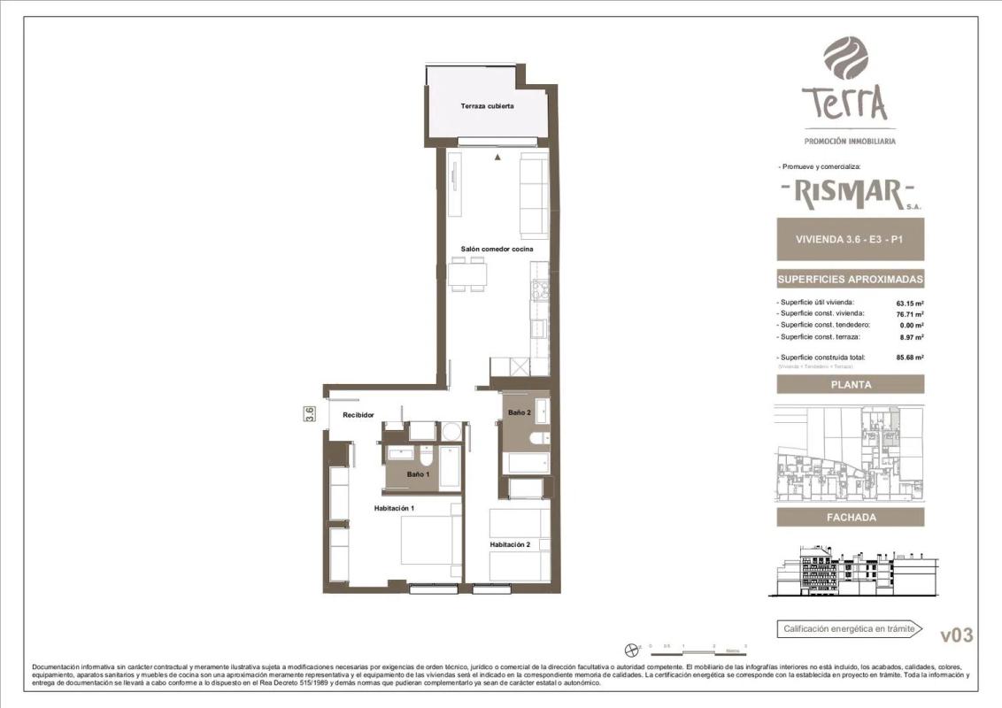 Obra nueva Residencial Terra Almassera en Almássera (Revista) plan 4