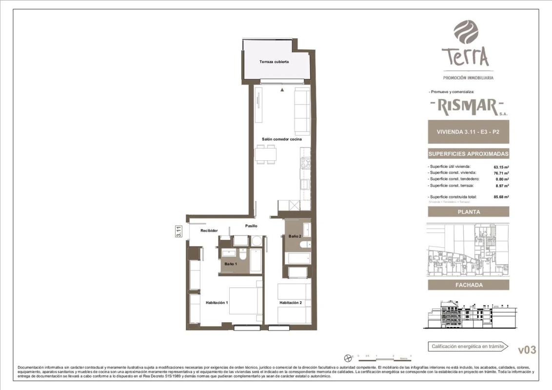 Obra nueva Residencial Terra Almassera en Almássera (Revista) plan 6