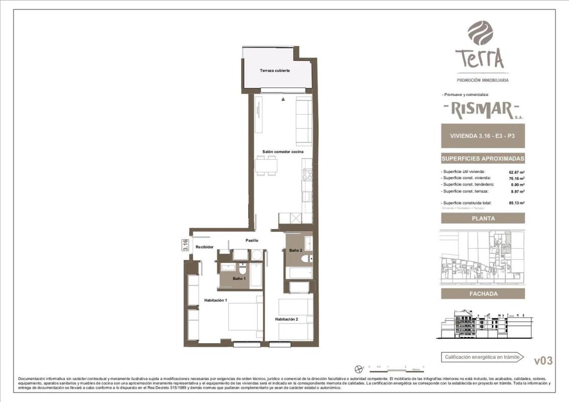 Obra nueva Residencial Terra Almassera en Almássera (Revista) plan 7