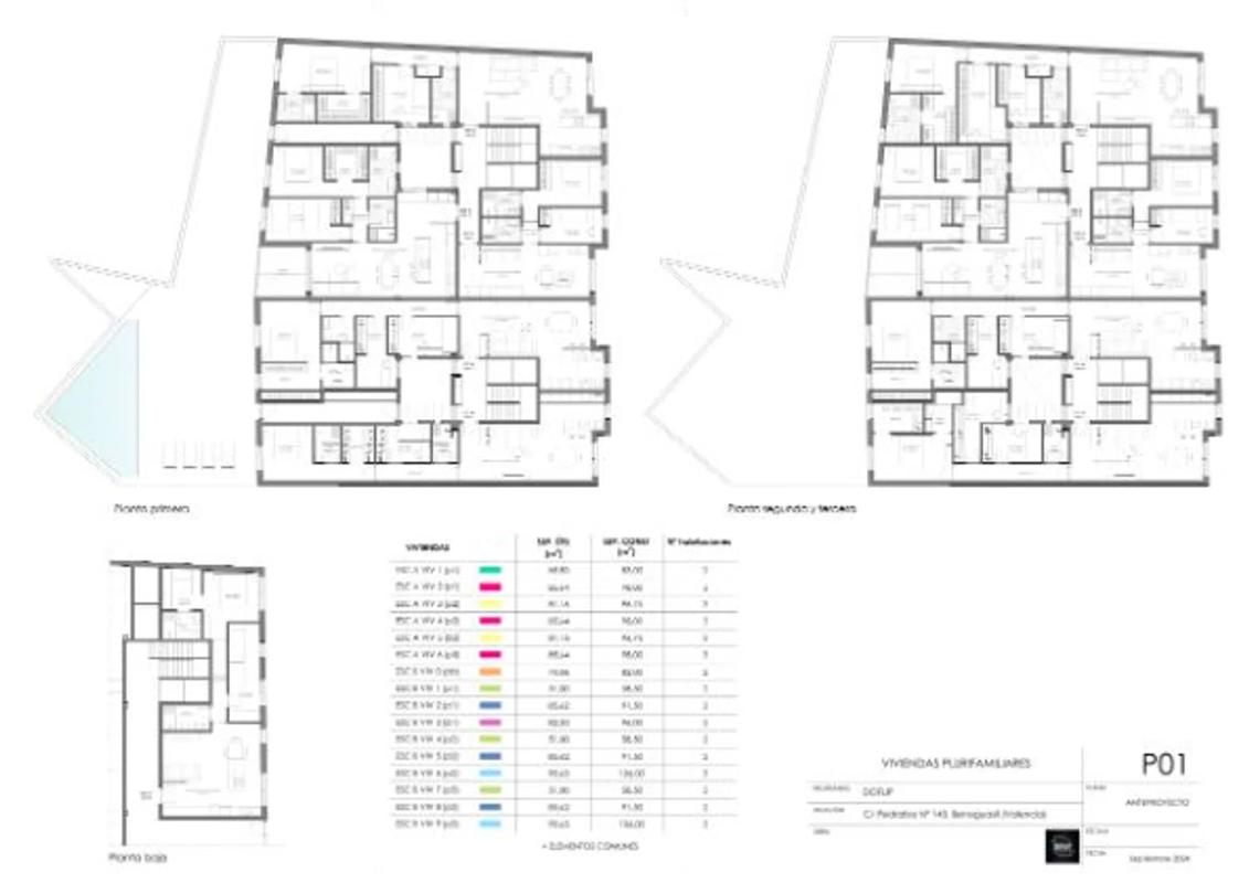 Obra nueva Tossal de Montiel en Benaguasil (Revista) plan 1