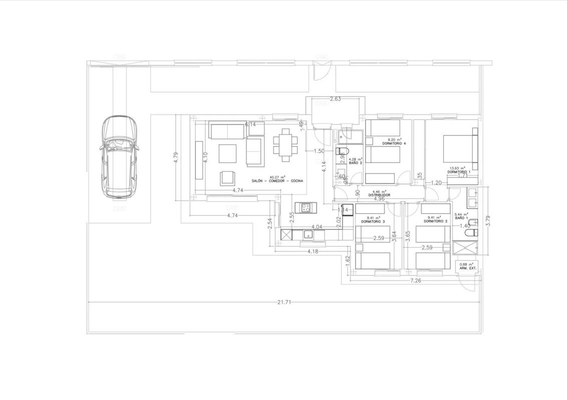 Obra nueva Villas del Rey en Umbrete (Revista) plan 1