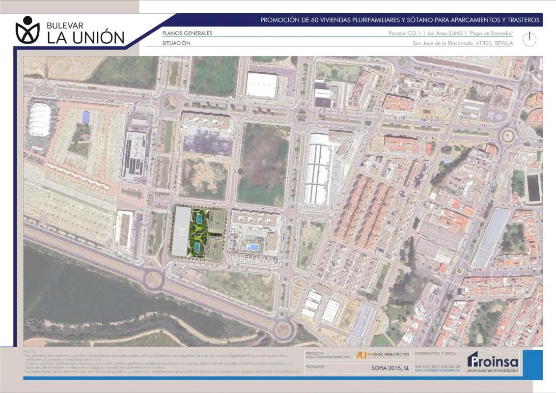 Obra nueva RESIDENCIAL BULEVAR LA UNIÓN en San Jose de la Rinconada (Revista) plan 1