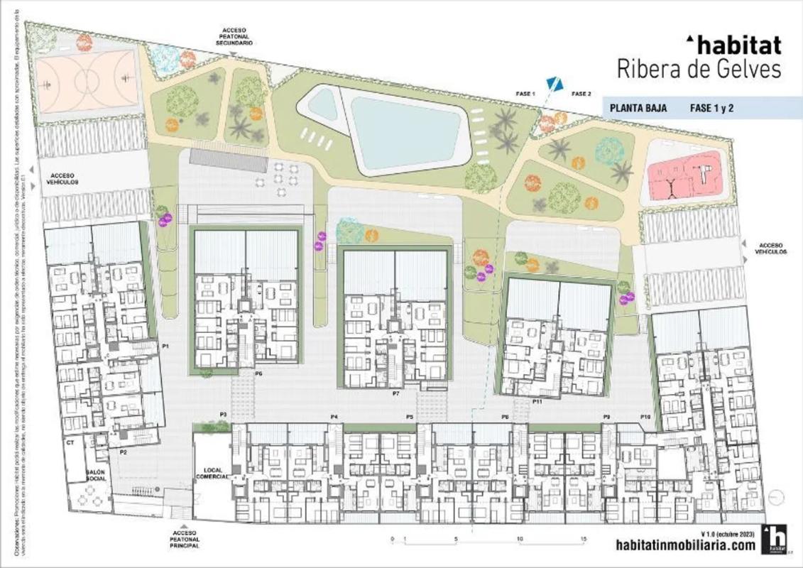 Obra nueva Habitat Ribera de Gelves en Gelves (Revista) plan 1