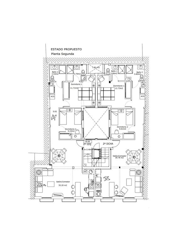 New construction COLEGIO CATALINO in Granada plan 3