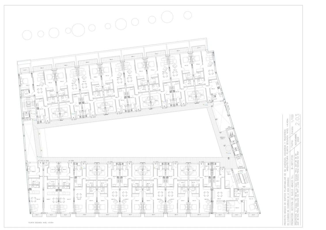 Obra nueva Residencial Habana 69 en Churriana de la Vega (Revista) plan 3
