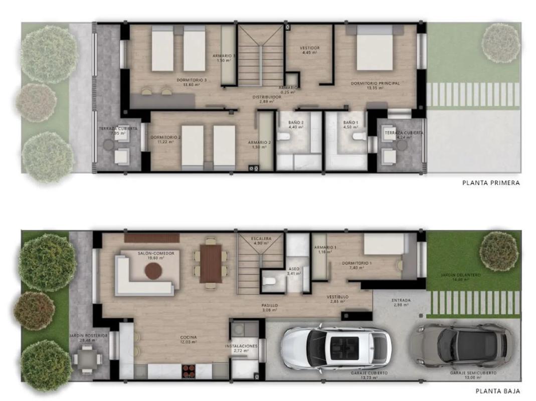 Obra nueva RESIDENCIAL VIOLETA en Laguna de Duero (Revista) plan 1