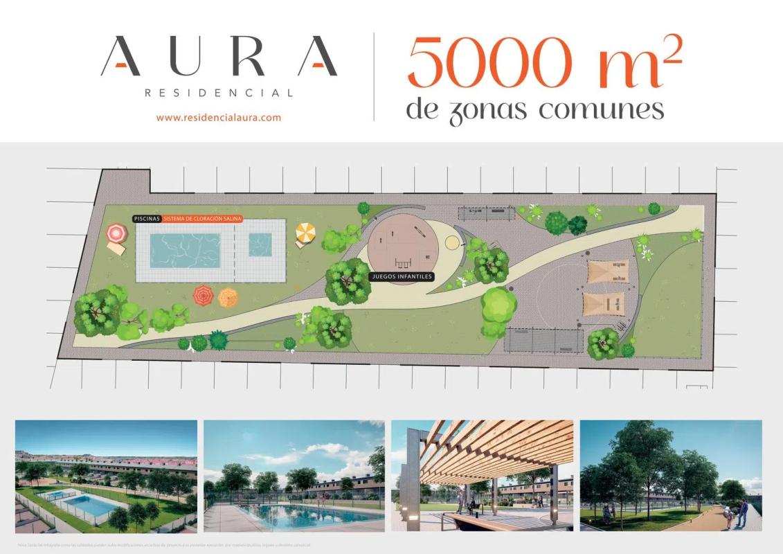Obra nueva RESIDENCIAL AURA en Arroyo de la Encomienda (Revista) plan 1