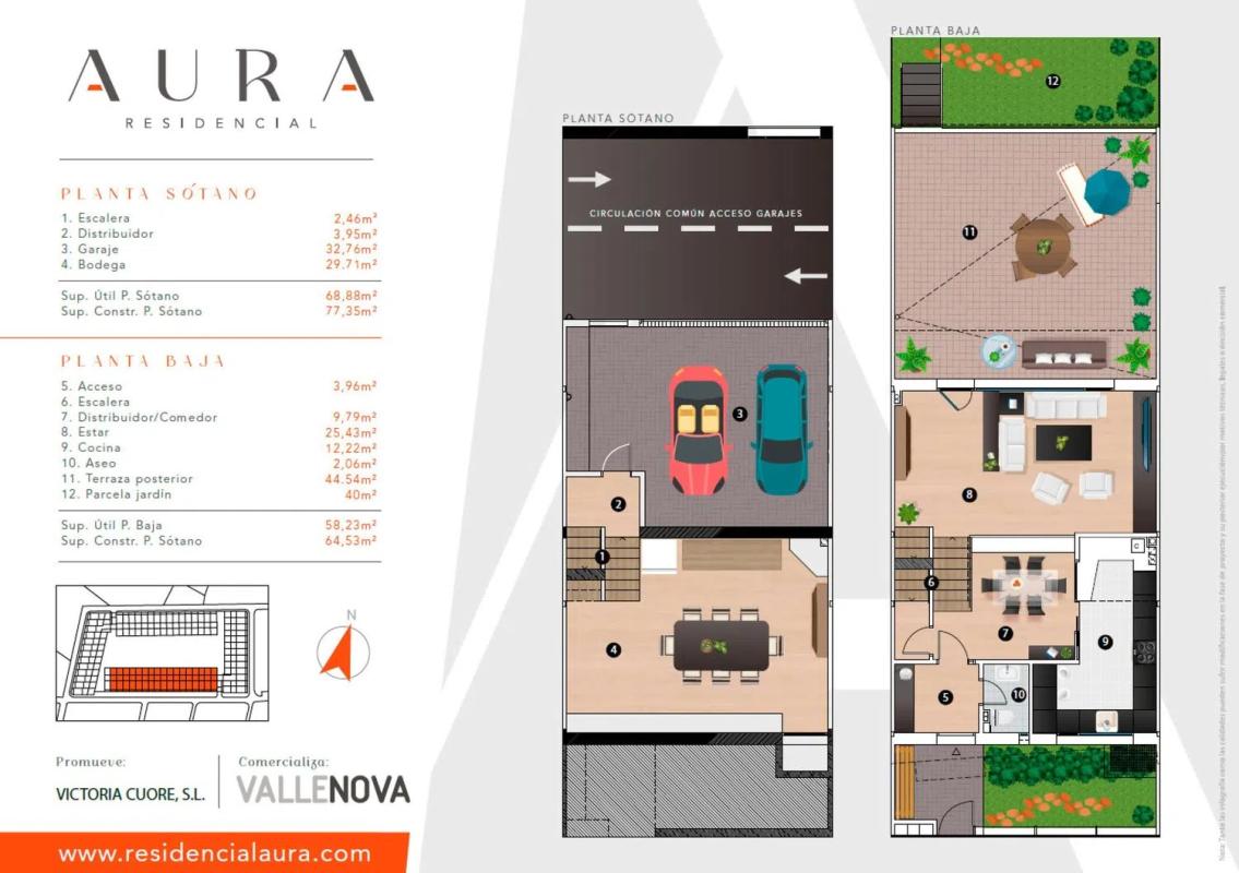Obra nueva RESIDENCIAL AURA en Arroyo de la Encomienda (Revista) plan 2