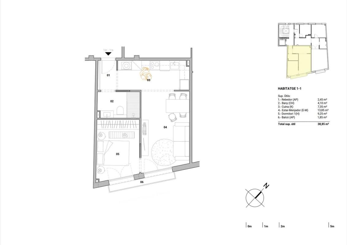 Obra nueva Cabrinety en Puigcerdà (Revista) plan 1