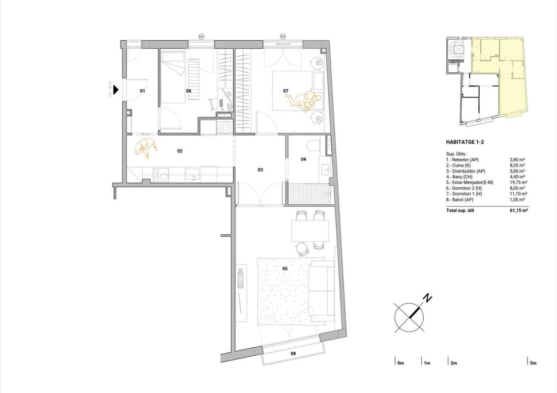 Obra nueva Cabrinety en Puigcerdà (Revista) plan 2