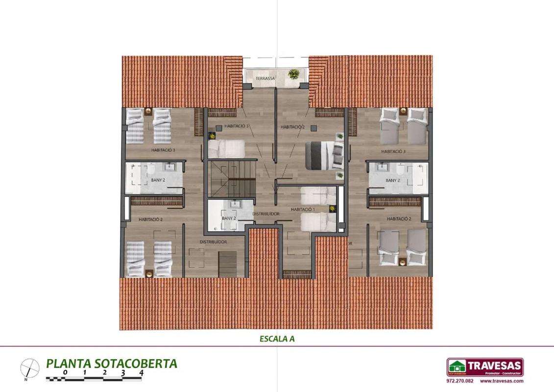 Obra nueva Residencial La Serradora en Camprodon (Revista) plan 5