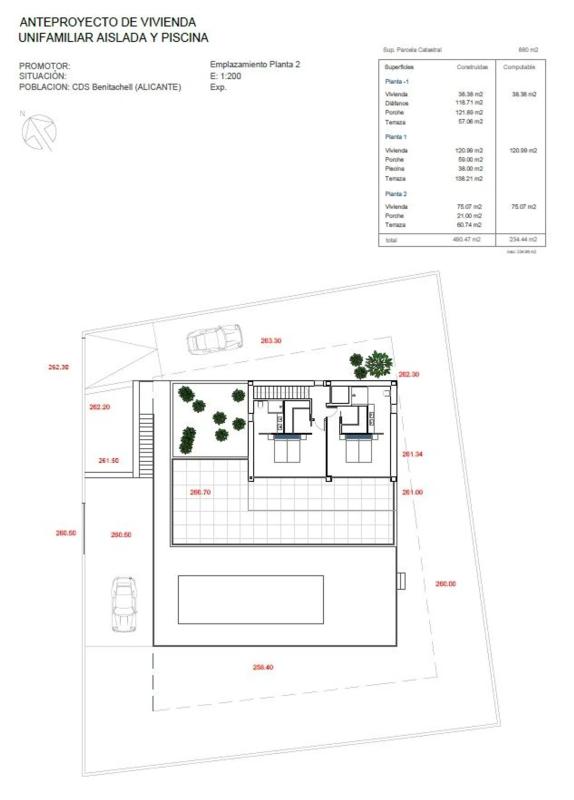 Sale of independent chalet in Cumbre del Sol, Benitachell
 plan 2