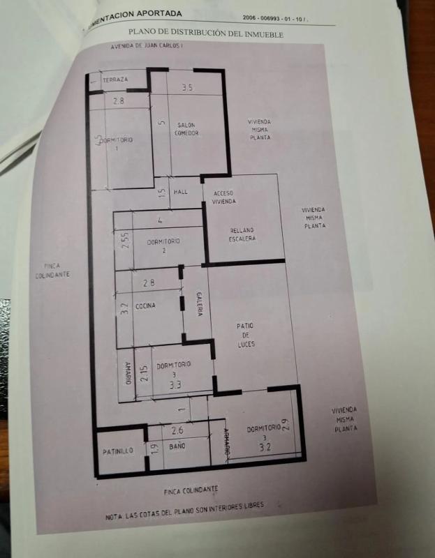 Продажа квартиры на Calle juan carlos 1, 17, Салинас
 plan 1