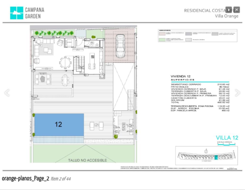 Properties for sale and rent in Spain plan 7
