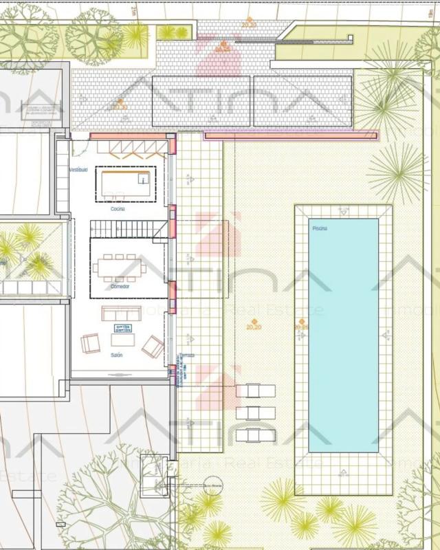 New construction Villa Malva in Jávea/Xàbia plan 1