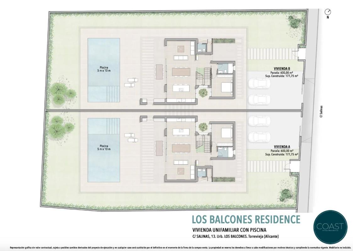 Obra nueva Los Balcones Residence en Torrevieja (Revista) plan 1