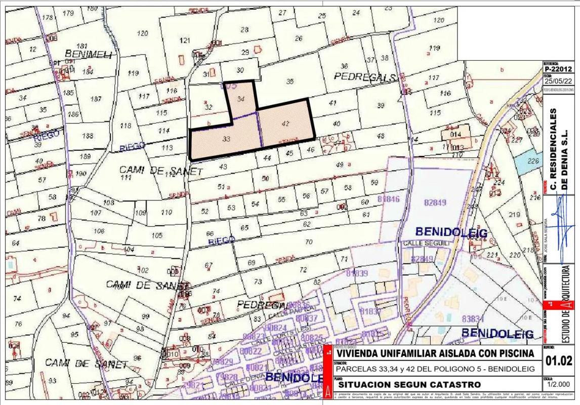 New construction Villa Benidoleig in Benidoleig plan 4