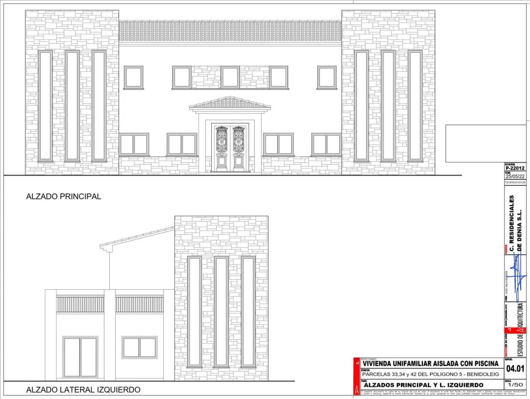 New construction Villa Benidoleig in Benidoleig plan 10
