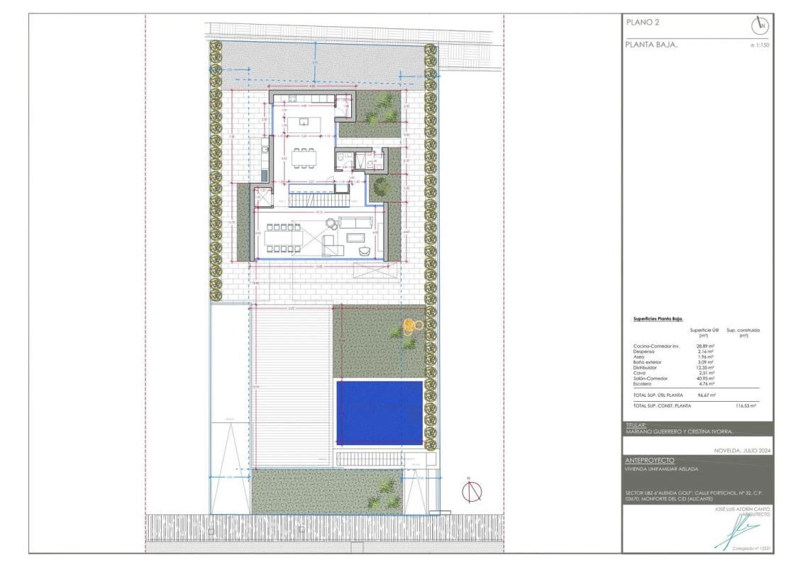 Новостройка CASA ALBA в Монфорте-дель-Сид plan 1