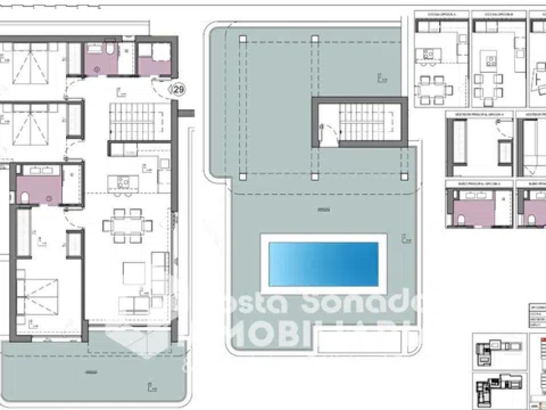 Venta de ático en Partida Pla del Mar, Calpe plan 1