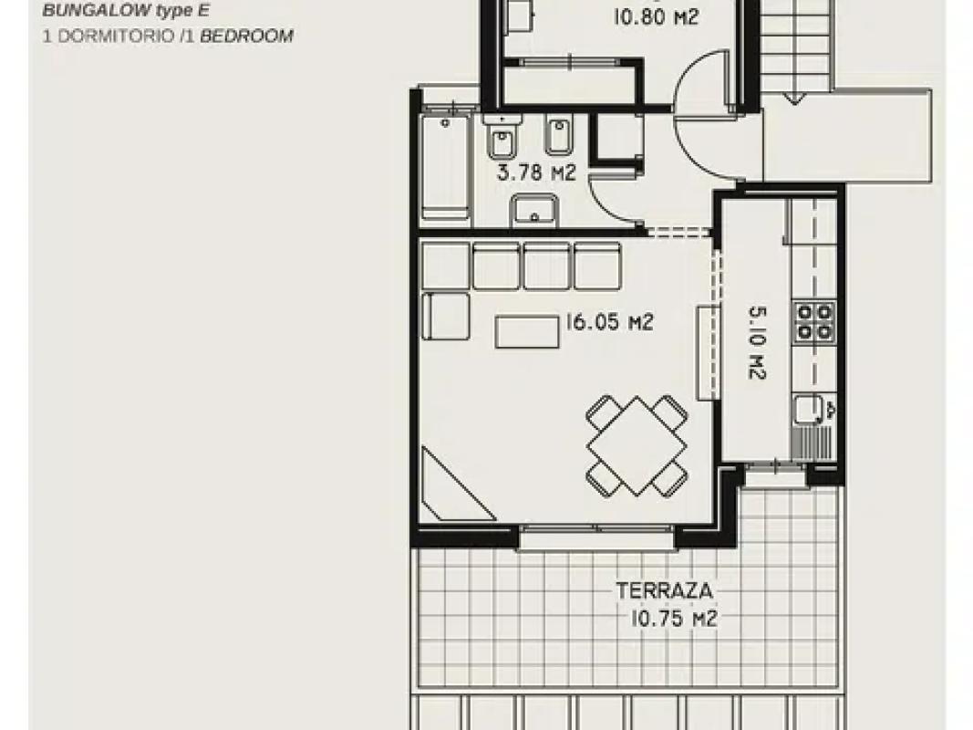 Venta de piso en Cometa-Carrió, Calpe
plan 1