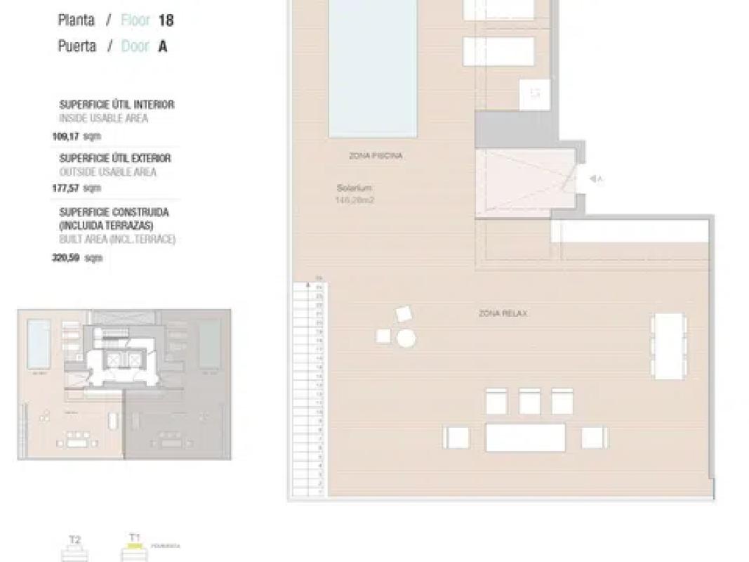Venta de ático en  Playa Arenal-Bol, Calpe plan 2