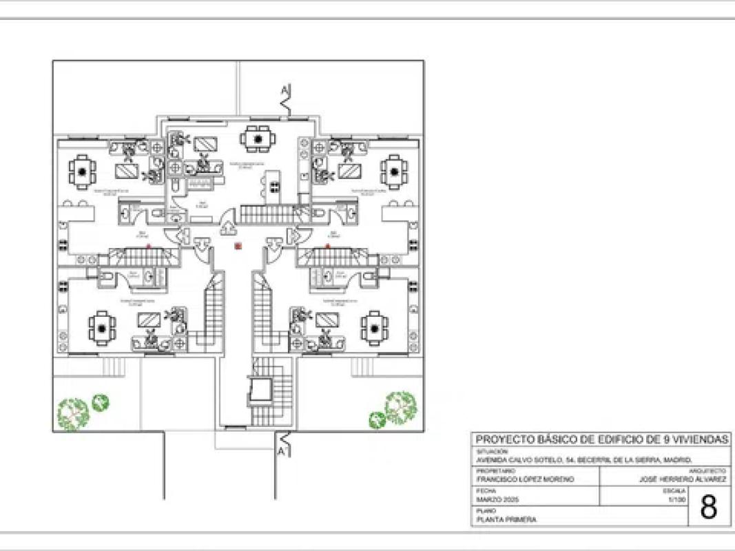 New construction en Calvo Sotelo in Becerril de la Sierra plan 2