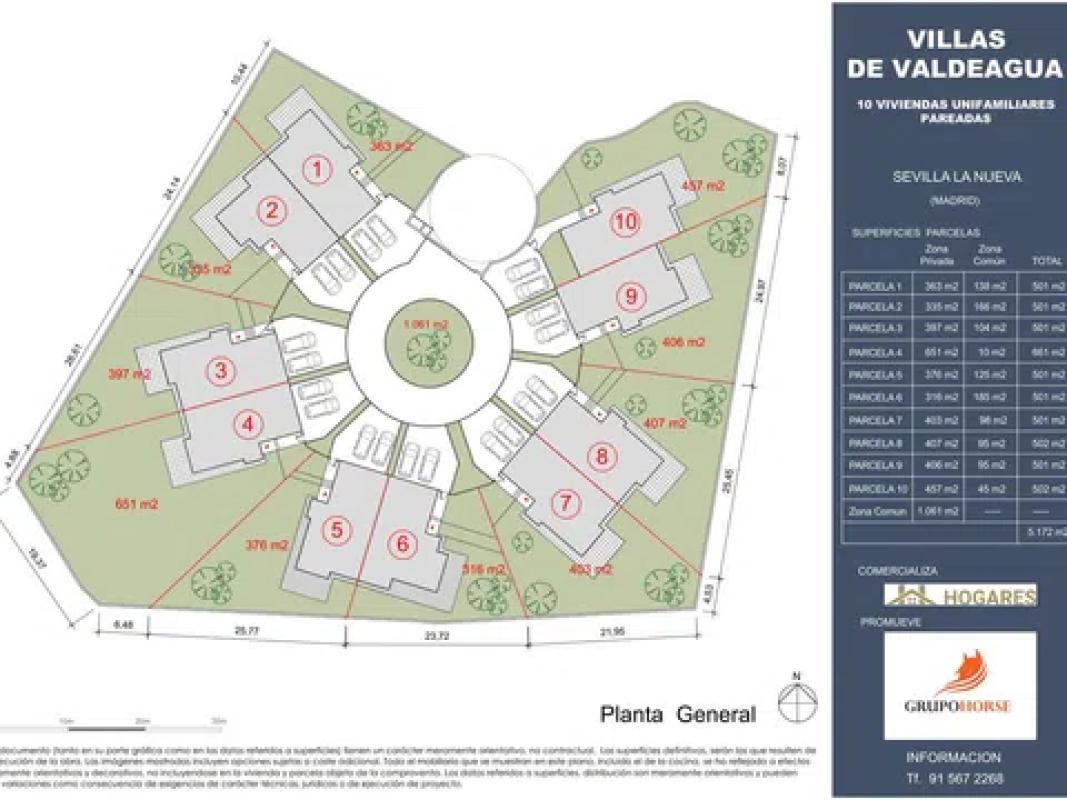 Obra nueva VILLAS DE VALDELAGUA en Sevilla la Nueva (Revista) plan 1