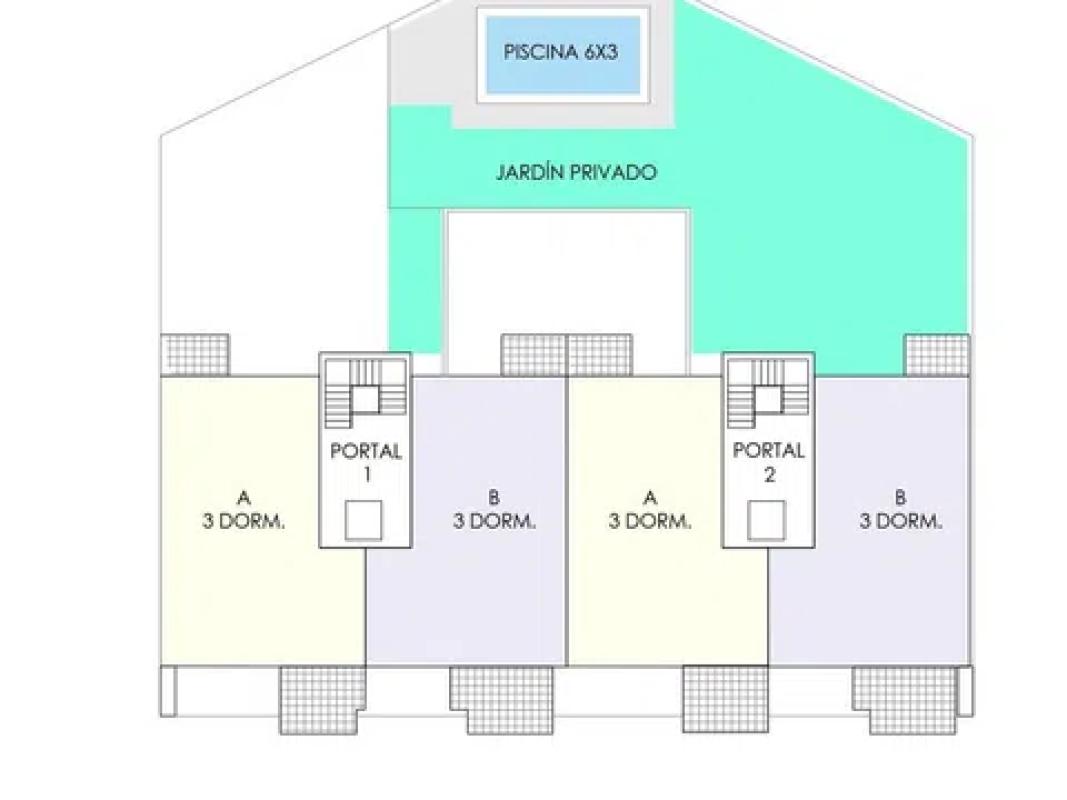 New construction Las Terrazas de Berrocales in Madrid plan 1
