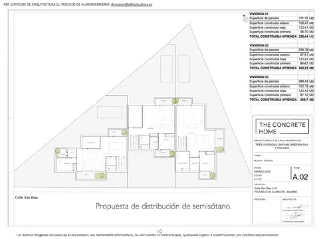 Venta de chalet adosado en  Calle SAN BLAS , Pozuelo de Alarcón plan 2