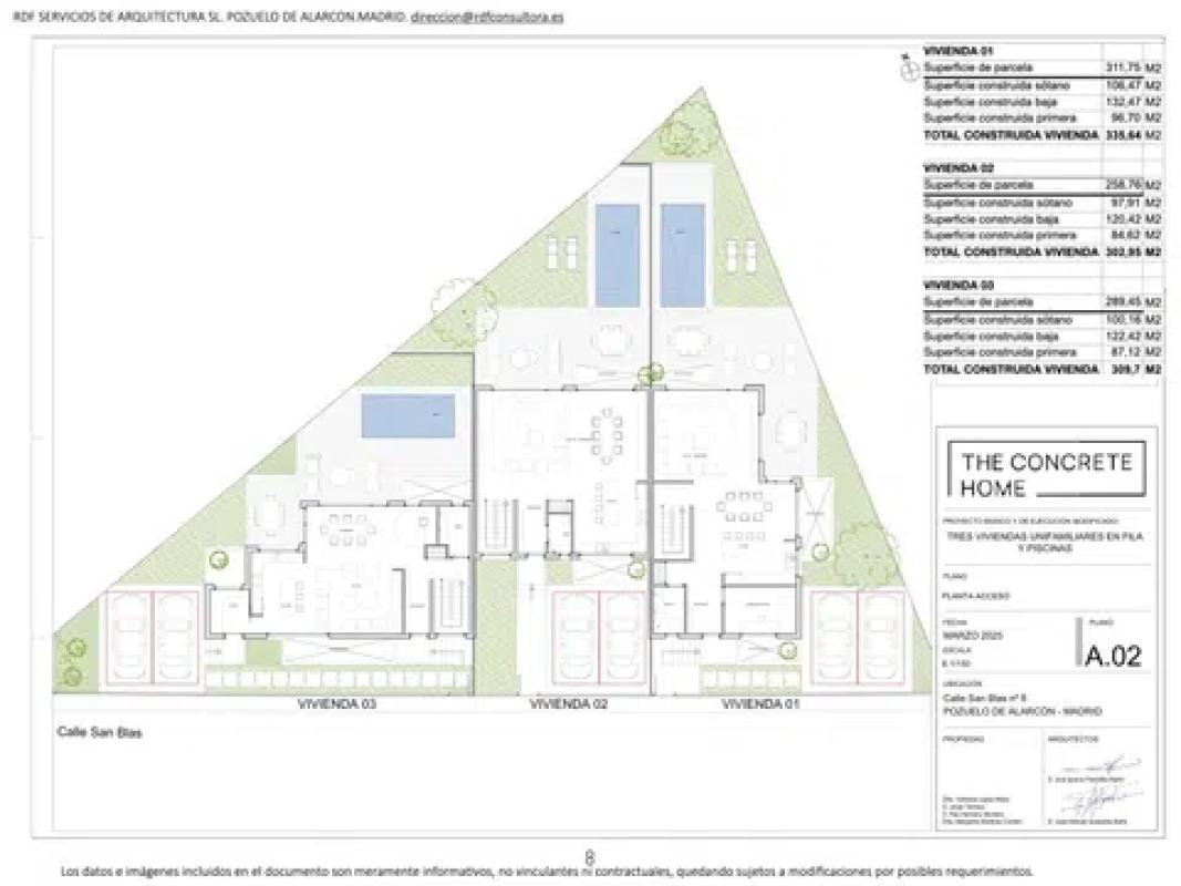 Venta de chalet adosado en  Calle SAN BLAS , Pozuelo de Alarcón plan 3