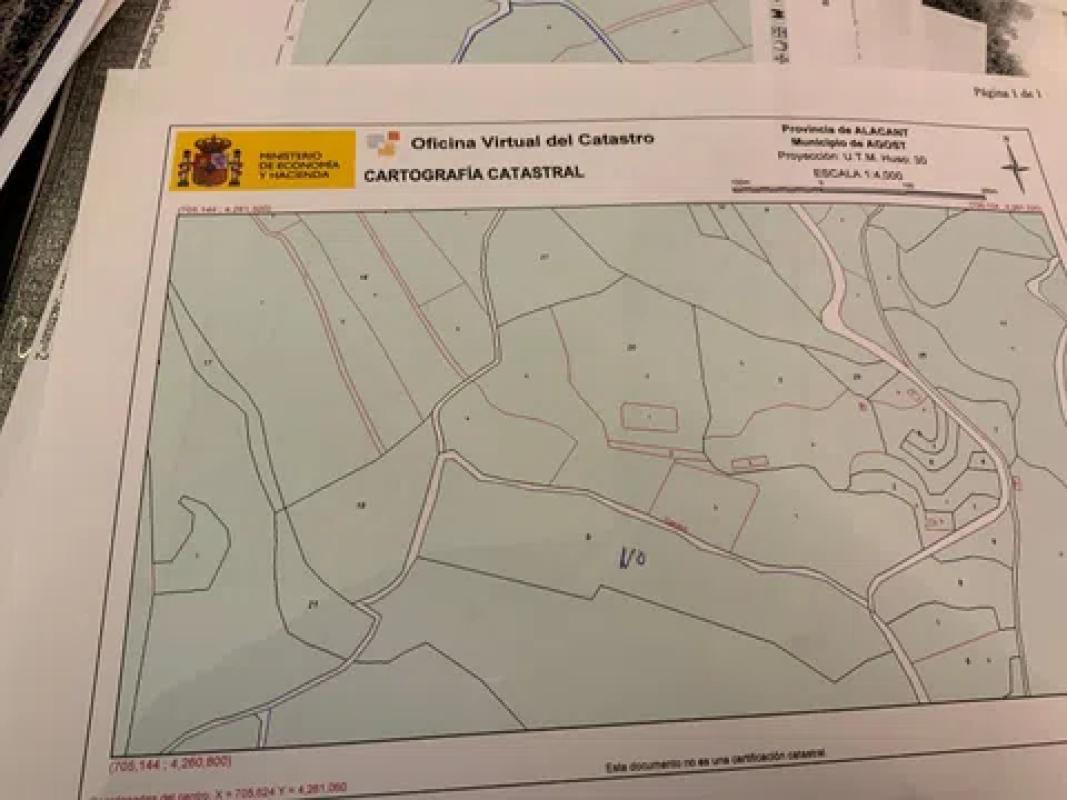 Terreno en venta en Cañada del Fenollar, Alicante plan 1