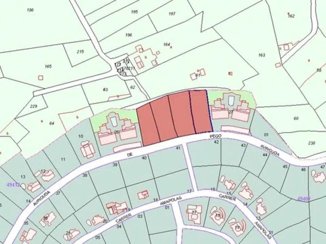 Terreno en venta en Pego, Alicante plan 1