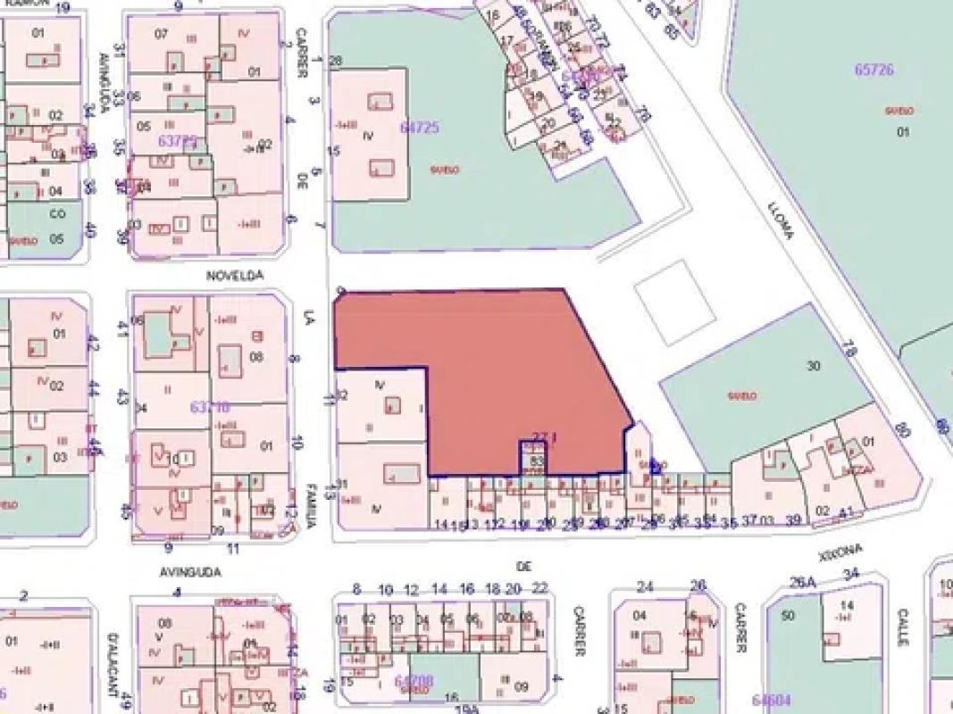 Land for sale in August, Alicante plan 1
