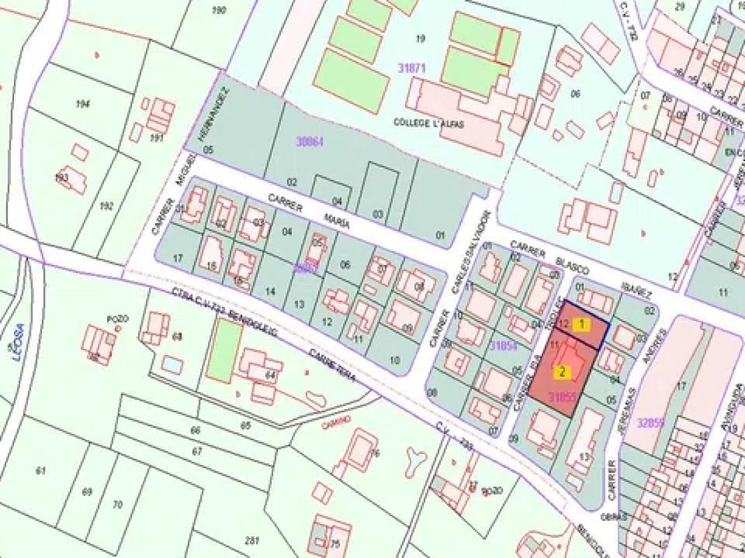 Terreno en venta en Pedreguer, Alicante plan 1