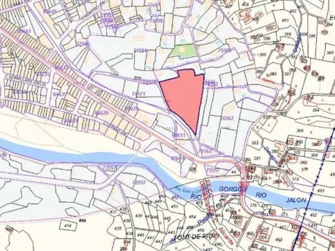 Land for sale in Gata de Gorgos, Alicante plan 1