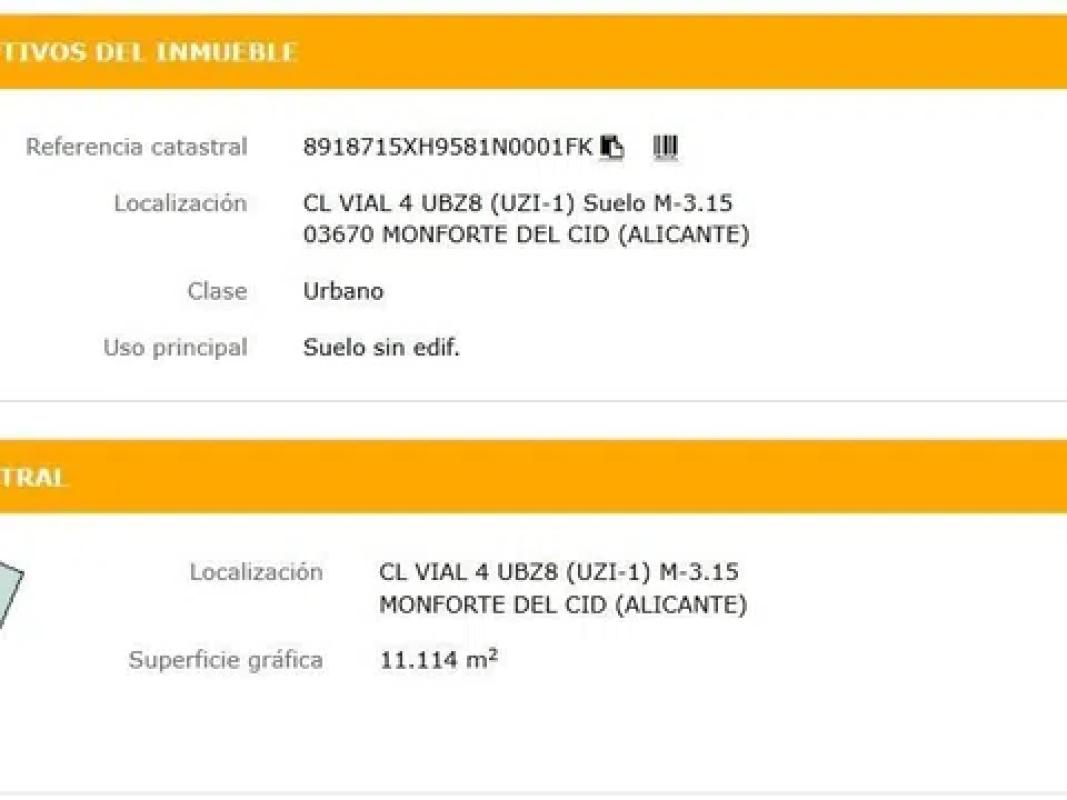 Land for sale in Monforte del Cid, Alicante photo 3