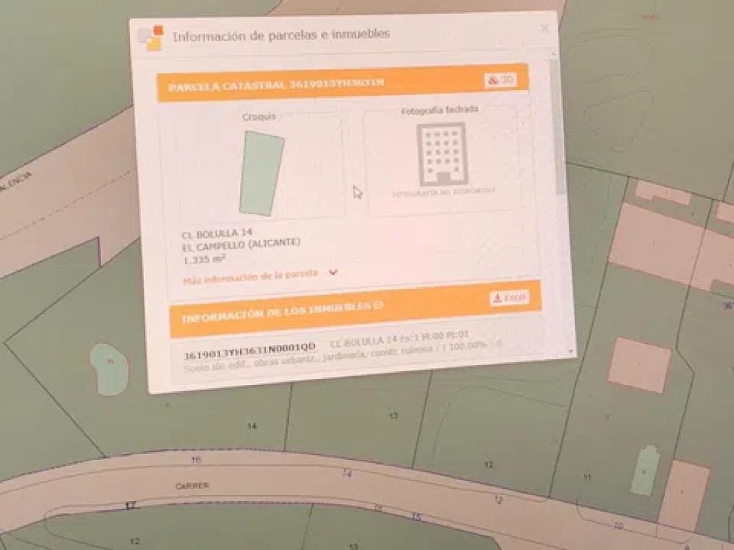 Terreno en venta en El Campello, Alicante plan 1