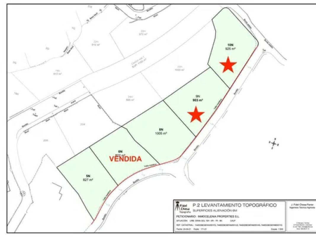 Land for sale in Calpe, Alicante plan 1
