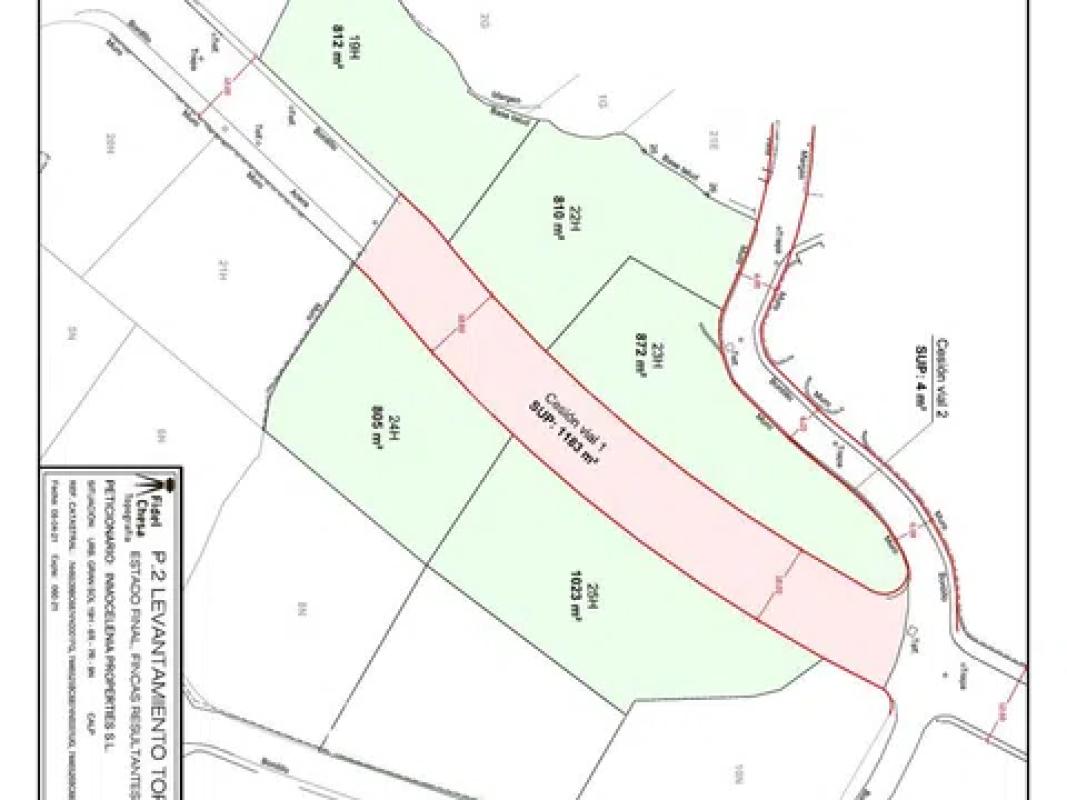 Land for sale in Calpe, Alicante plan 2