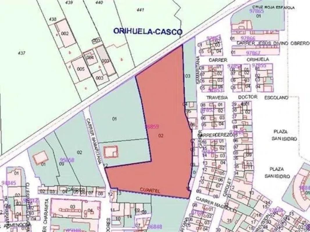 Terreno en venta en Orihuela, Alicante plan 1
