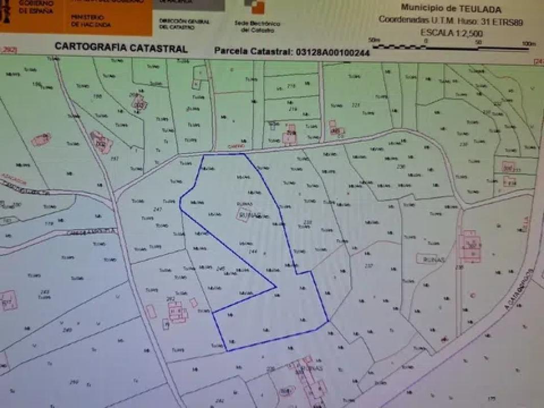 Terreno en venta en Teulada, Alicante plan 1